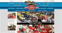 Desktop Screenshot of orerentals.com
